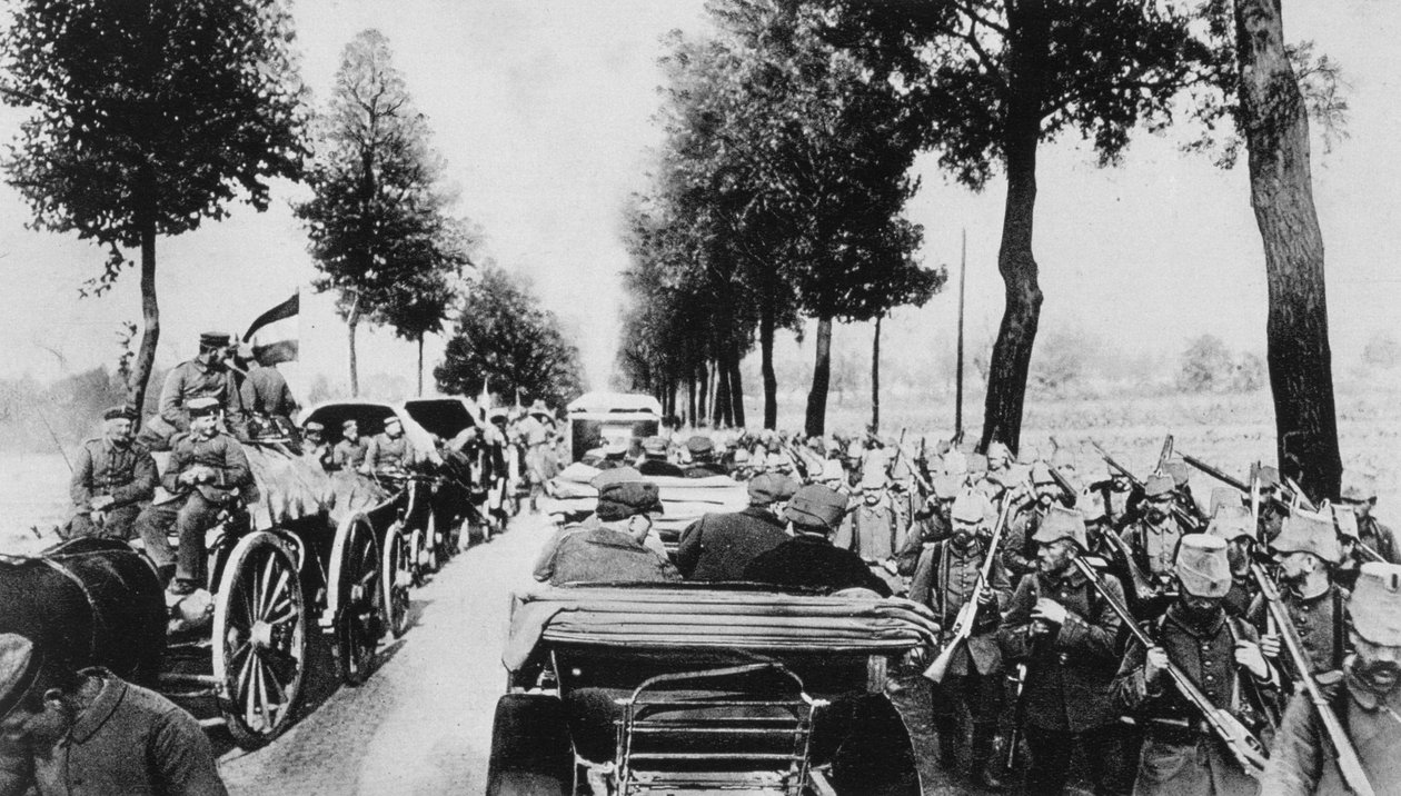 Forgalmas út, I. világháború, 1915 alkotó: Unbekannt