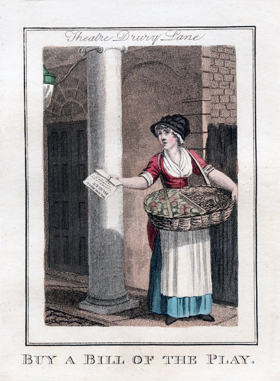 Vásároljon Bill of the Playt, Drury Lane Theatre, London, 1805 alkotó: Unbekannt