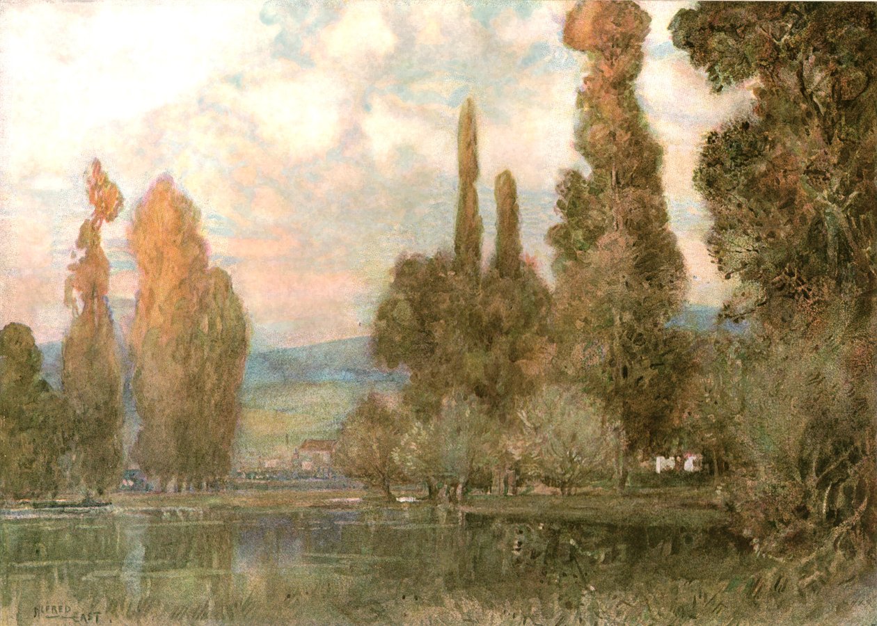 A tó szélén, 1902. alkotó: Unbekannt