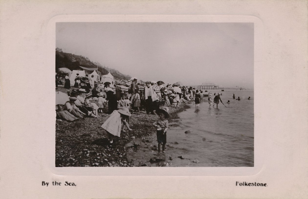 A tenger mellett, Folkestone, 19. század vége – 20. század eleje alkotó: Unbekannt