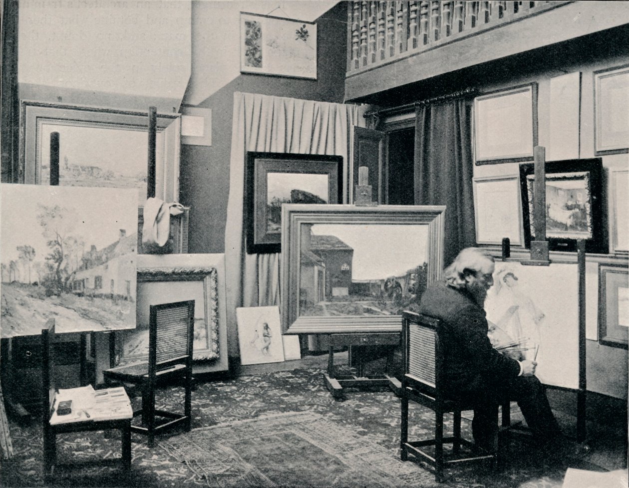 C. Cazin műtermében, 1897 alkotó: Unbekannt