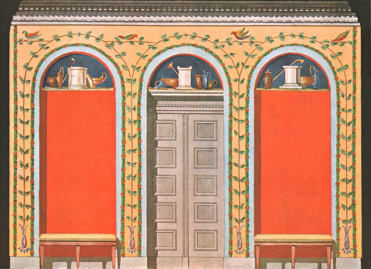 Szekrény a Herculaneum ízében, Lipcse, Németország, 1928. alkotó: Unbekannt