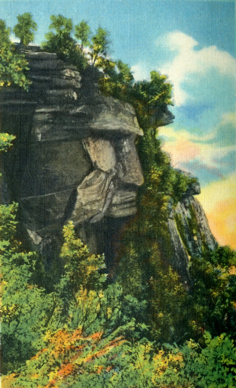 Caesars Head, 3227 láb tengerszint feletti magasság, Dél-Karolina legmagasabb pontja, 1942. alkotó: Unbekannt