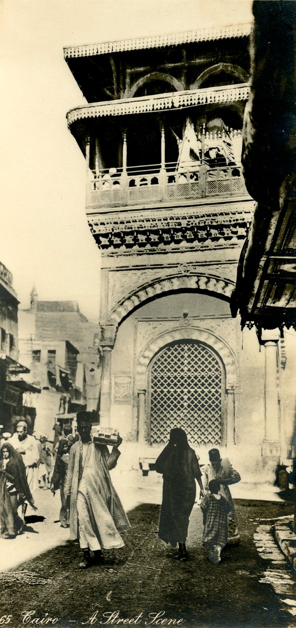 Kairó – Utcai jelenet, c1918-c1939. alkotó: Unbekannt