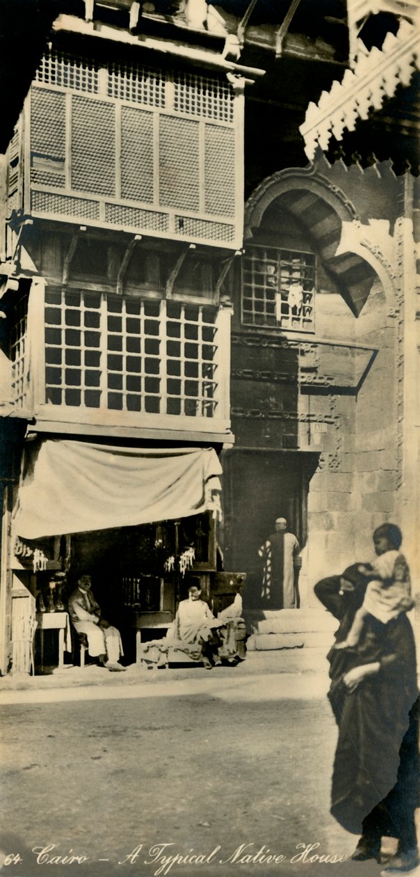 Kairó – Egy tipikus szülőház, 1918-c1939. alkotó: Unbekannt