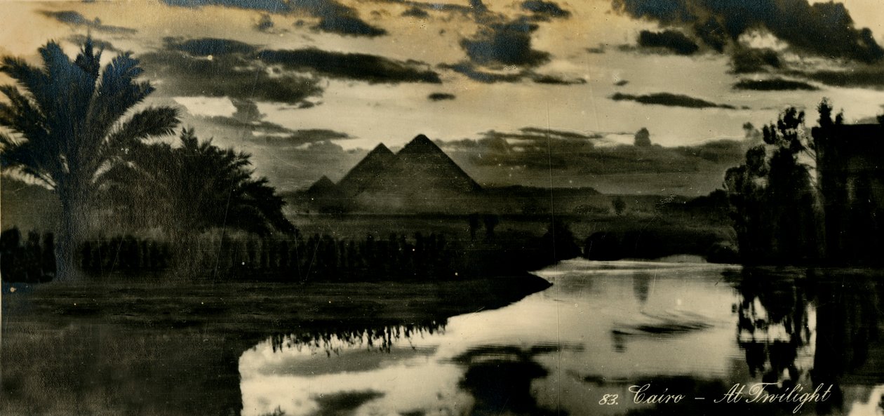 Kairó – Alkonyatban, 1918-c1939. alkotó: Unbekannt
