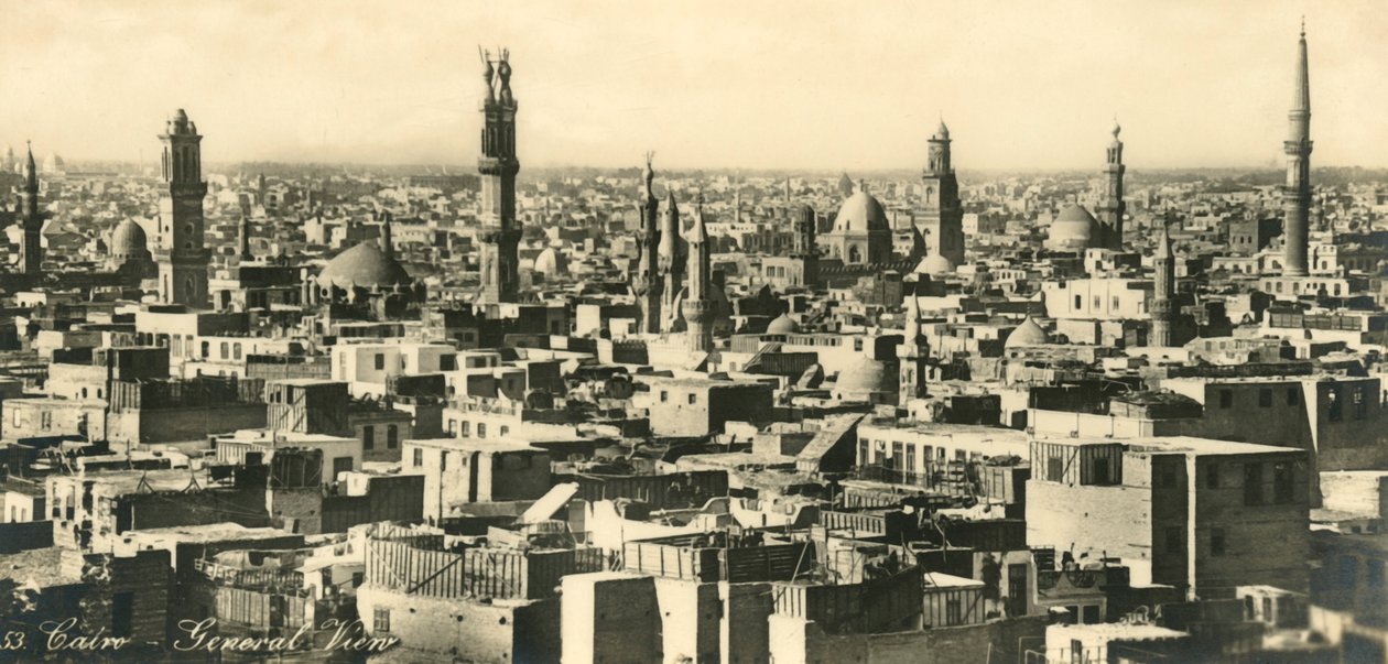Kairó – Általános nézet, c1918-c1939. alkotó: Unbekannt