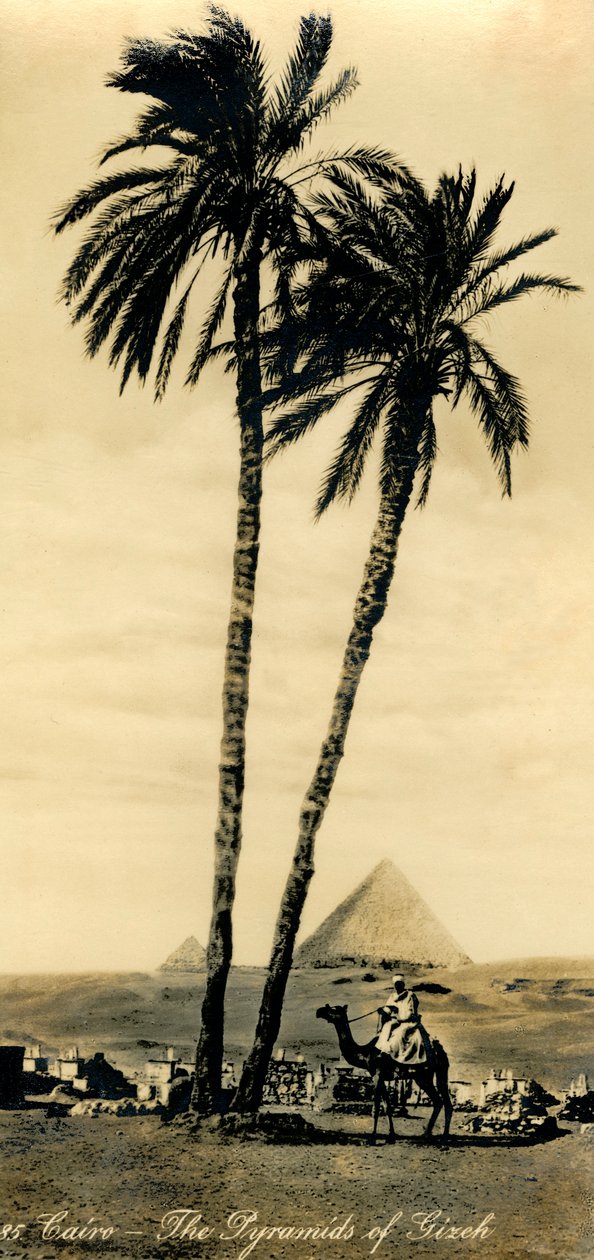 Kairó – Girzeh piramisai, 1918-c1939. alkotó: Unbekannt