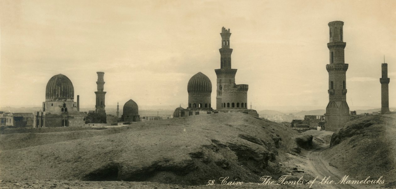 Kairó – A mamelouk sírjai, 1918-c1939. alkotó: Unbekannt