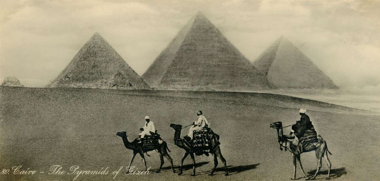 Kairó: Gizeh piramisai, 1918-c1939. alkotó: Unbekannt