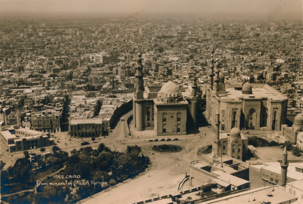 Kairó, a Citadella-mecset minaretjéből, 1936 alkotó: Unbekannt