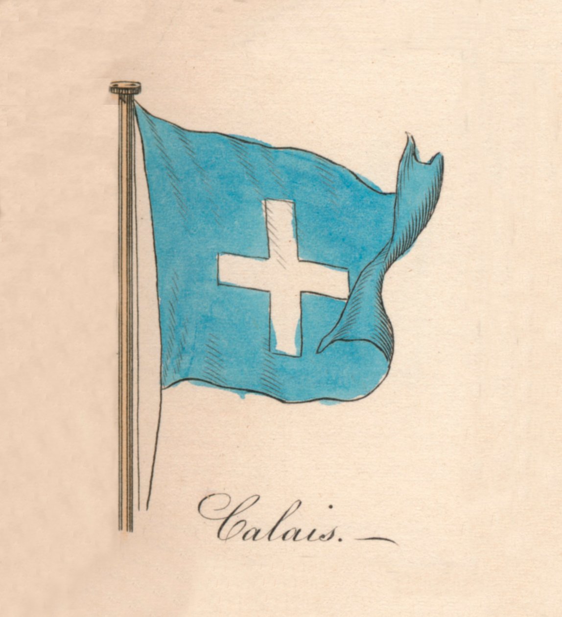 Calais, 1838 alkotó: Unbekannt