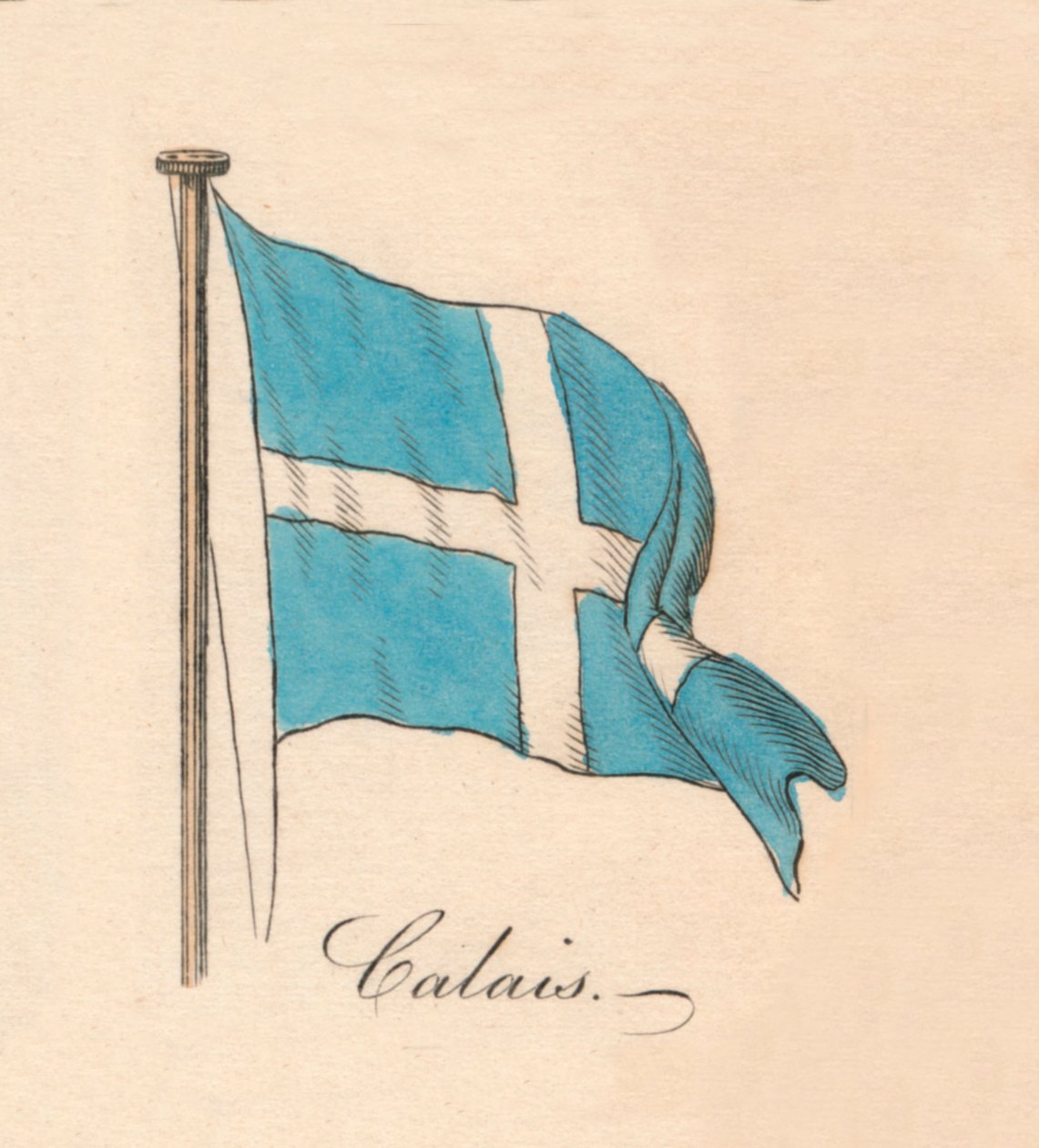 Calais, 1838 alkotó: Unbekannt