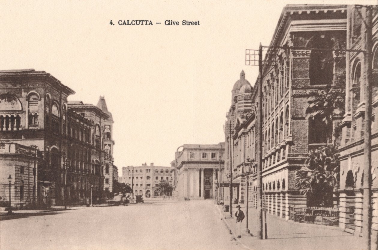 Kalkutta – Clive Street, 1900 alkotó: Unbekannt