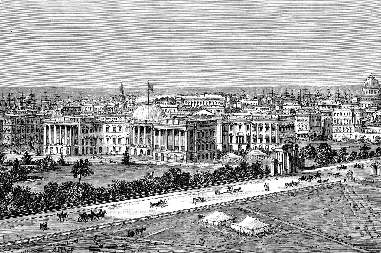 Kalkutta, India, 1895 alkotó: Unbekannt