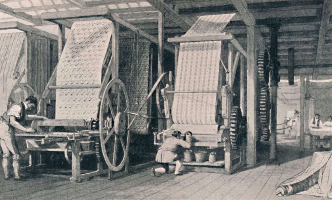 Calico Printing, 1835, 1904 alkotó: Unbekannt