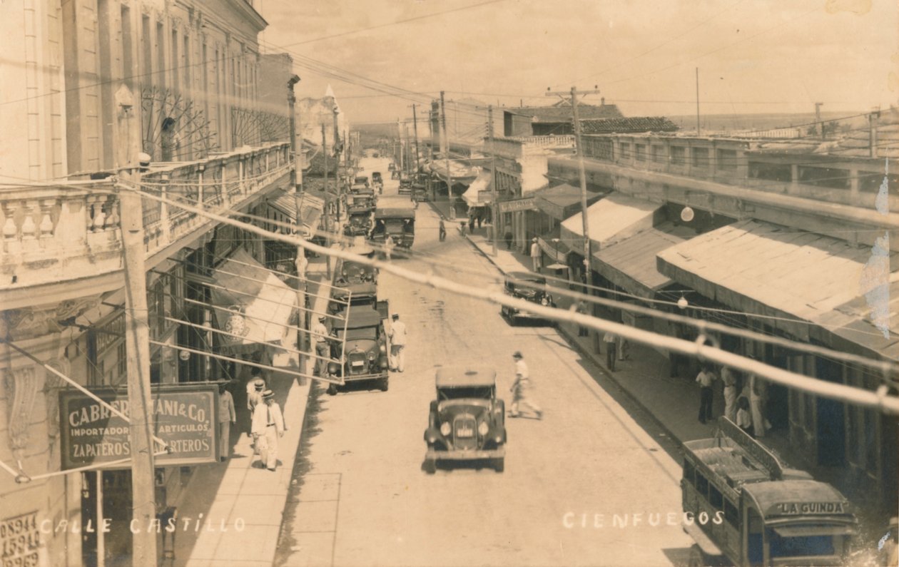 Castillo Street, Cienfuegos, Kuba, c1900 alkotó: Unbekannt