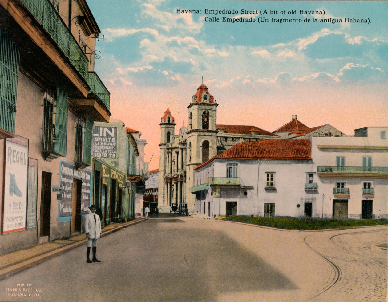 Stoned Street, Old Havanna, Kuba, 1920 alkotó: Unbekannt