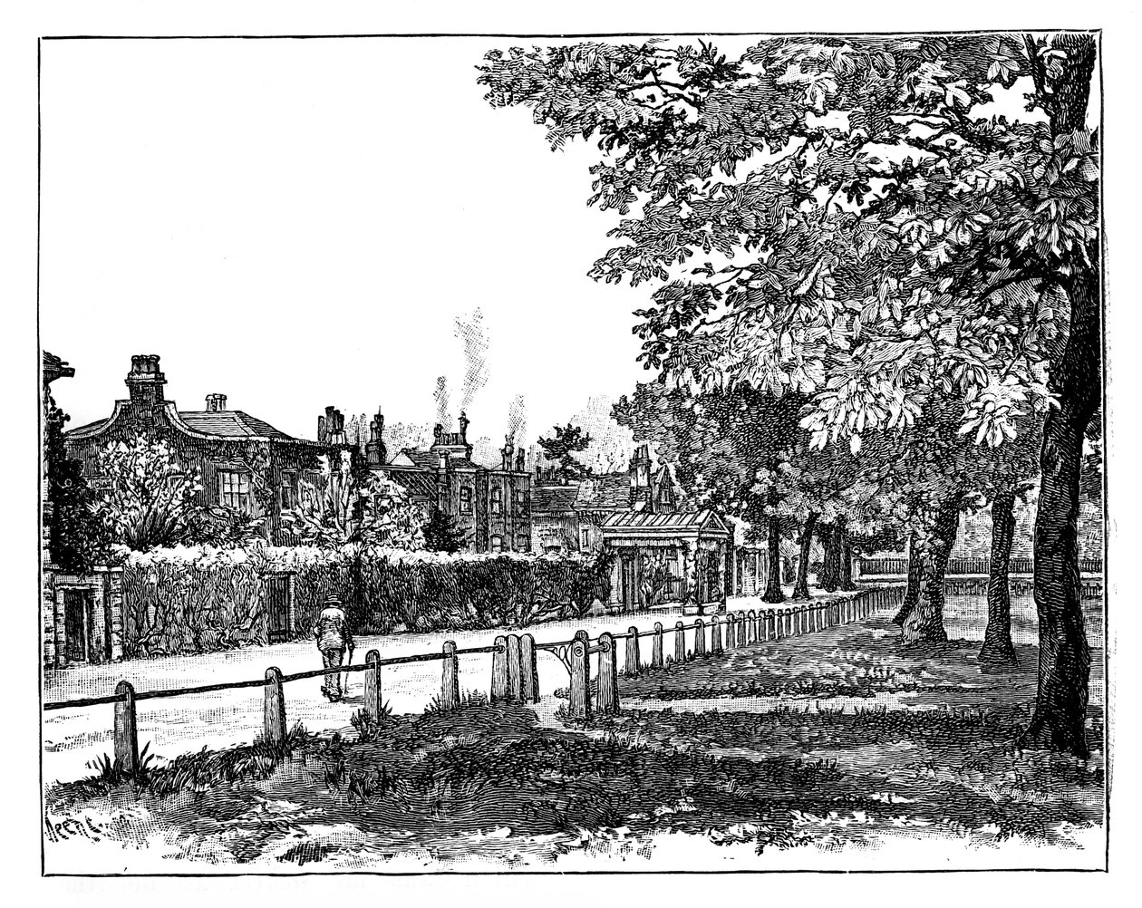 Cambridge Cottage, Kew, London, 19. század alkotó: Unbekannt