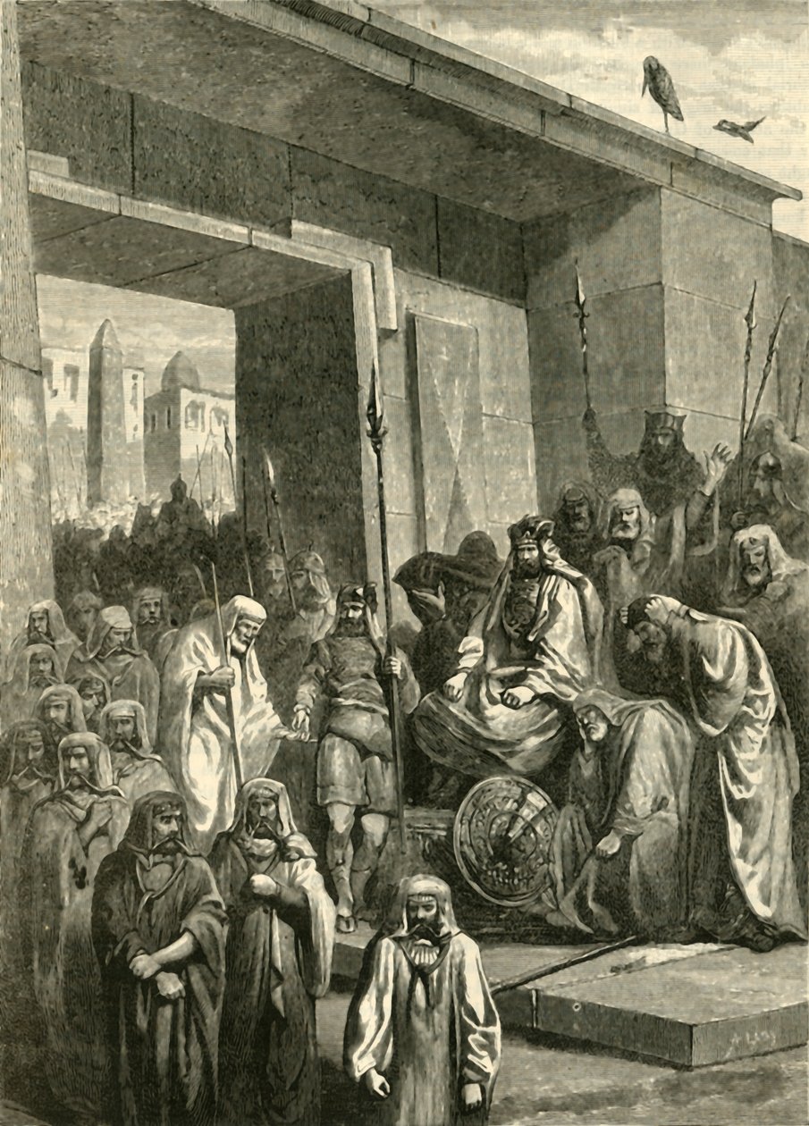 Cambyses és Psammetichus, 1890. alkotó: Unbekannt
