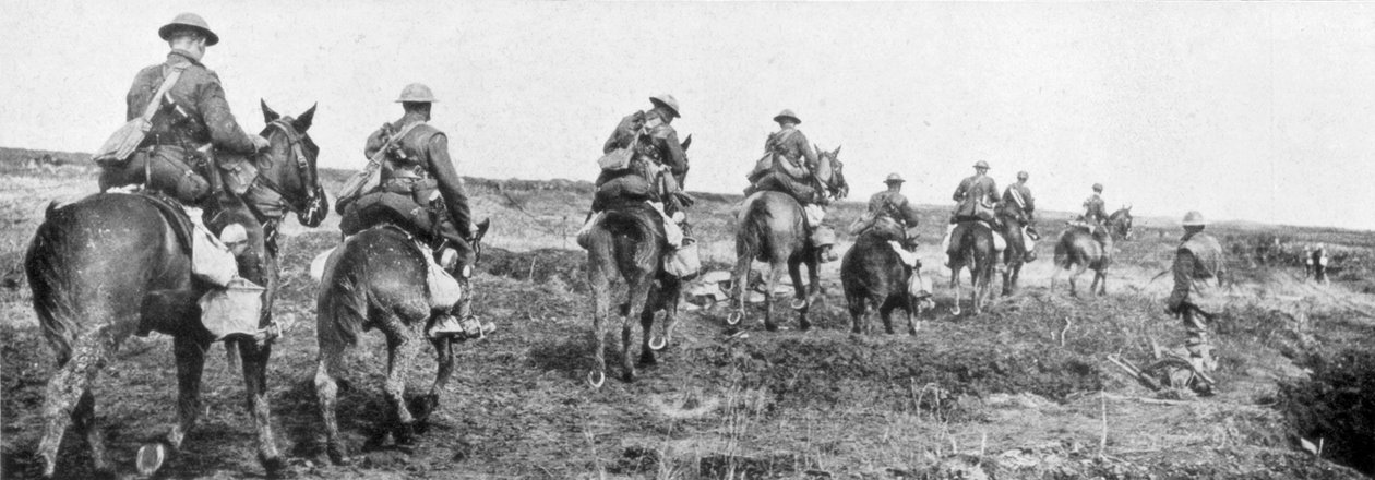 Kanadai lovasság, Vimy, Franciaország, első világháború, 1917. április alkotó: Unbekannt