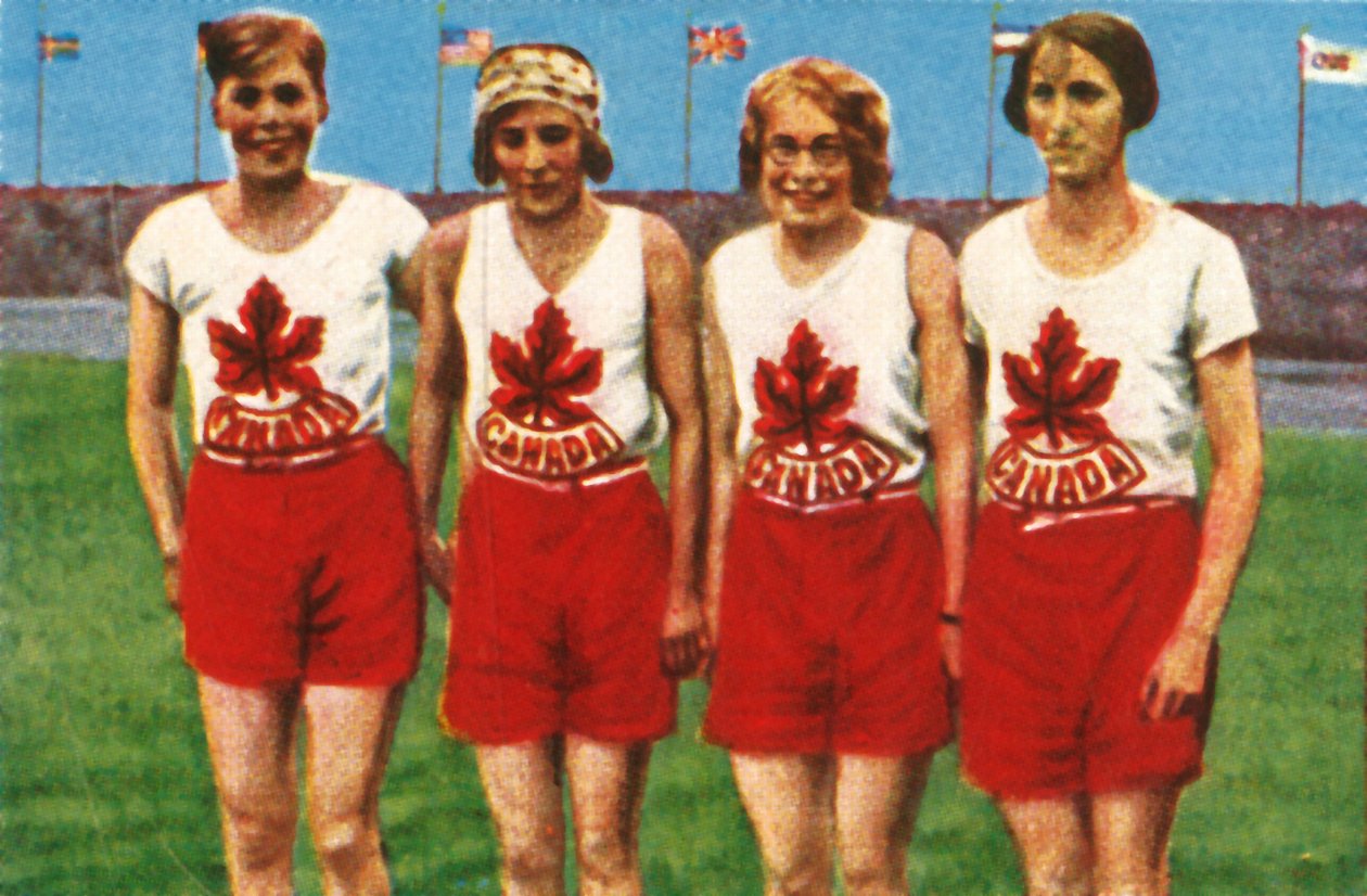 Kanadai csapat, női 4x100 méteres váltó, 1928. alkotó: Unbekannt