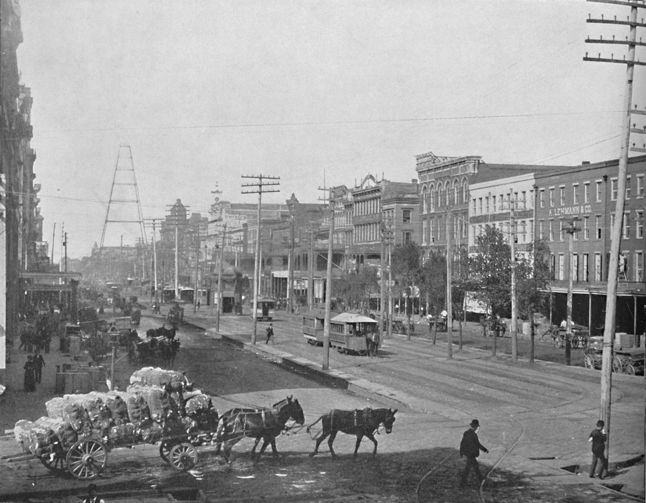 Canal Street, New Orleans, Louisiana, 1897. alkotó: Unbekannt