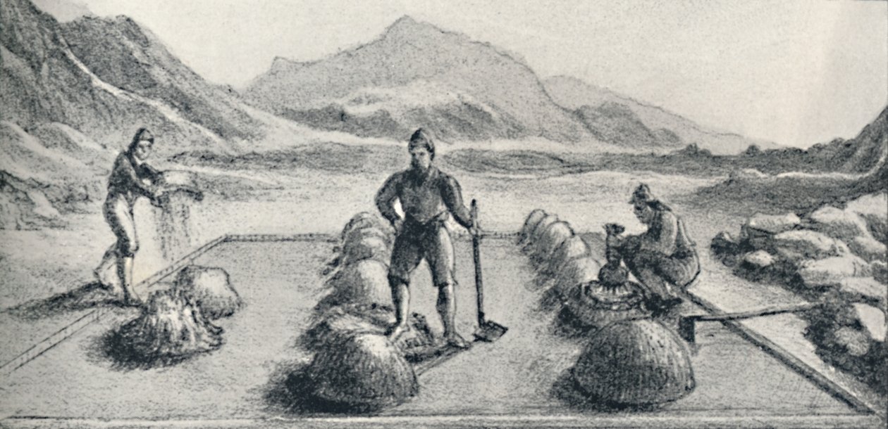 Cancha De Beneficiar, avagy az arany és ezüst egyesítésének módja, c1826, 1911 alkotó: Unbekannt