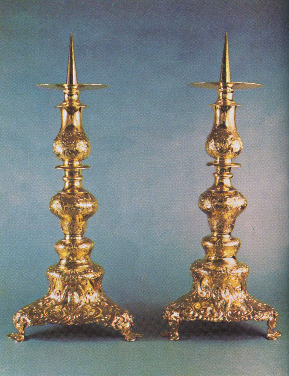 Gyertyatartók, 1662 körül, 1953 alkotó: Unbekannt