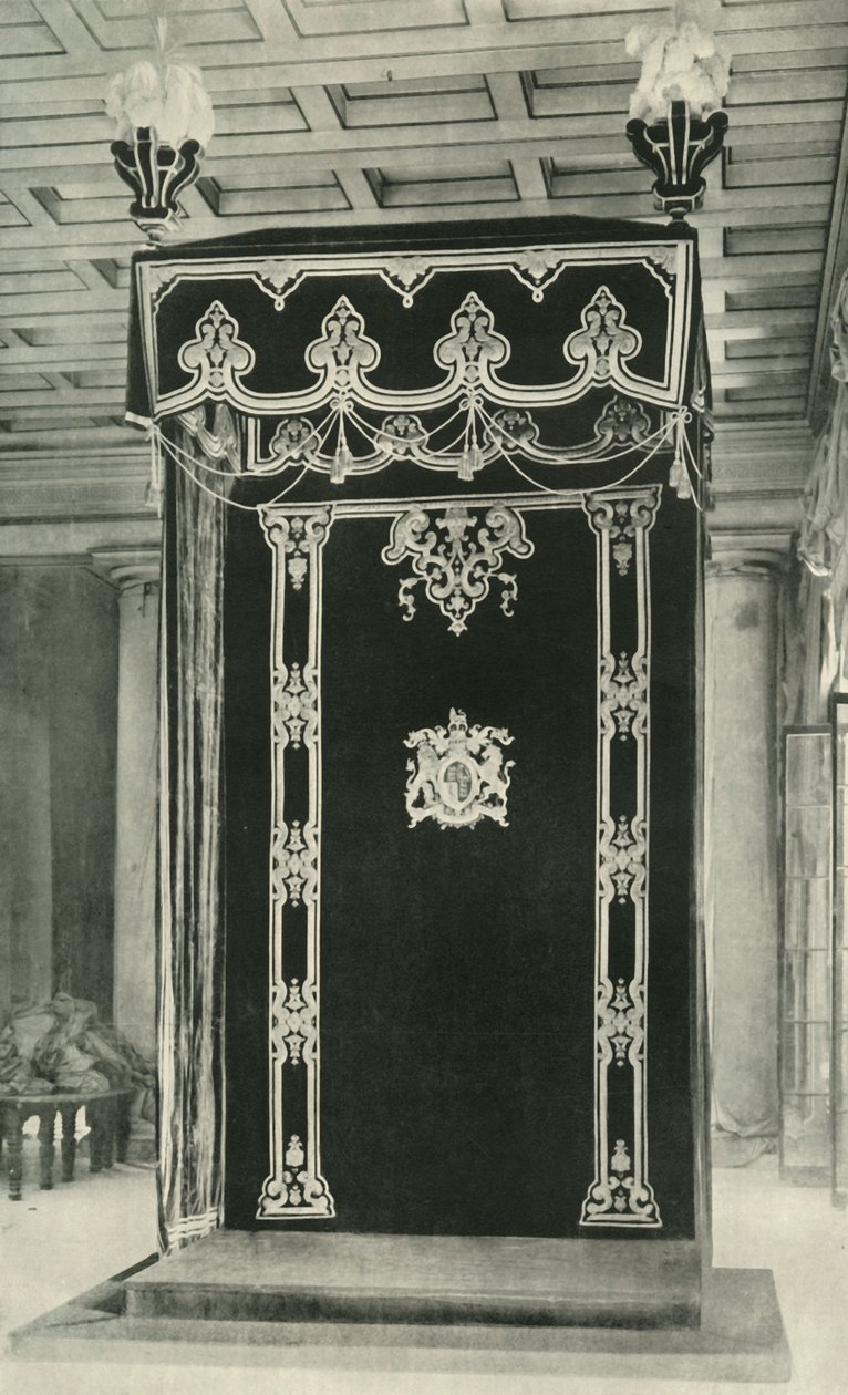 Baldachin a trónteremben, kormányház, 1925. alkotó: Unbekannt