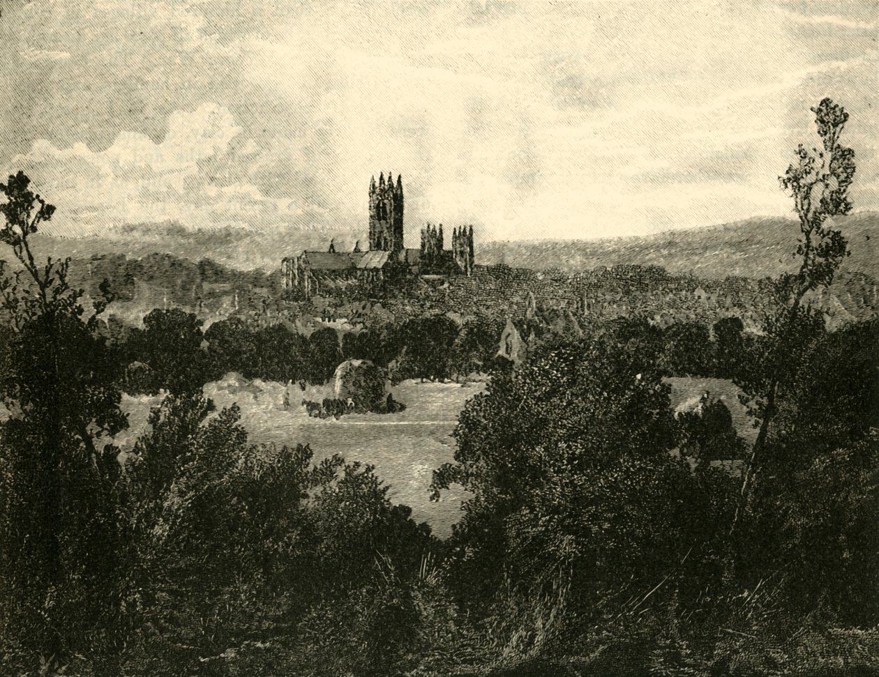 Canterbury katedrális, északkeletről, 1890. alkotó: Unbekannt