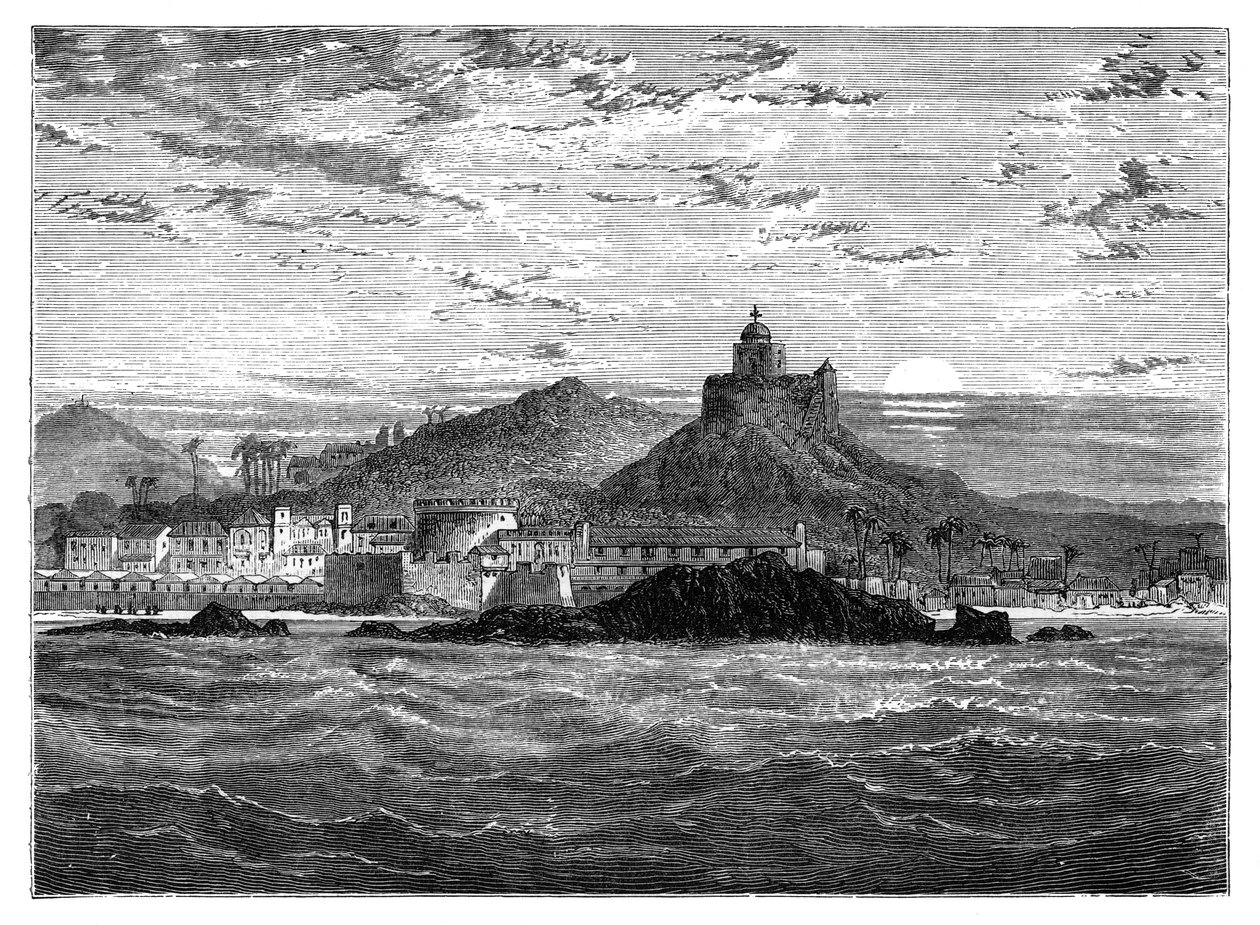 Cape Coast Castle, Gold Coast, Nyugat-Afrika, 1890 alkotó: Unbekannt