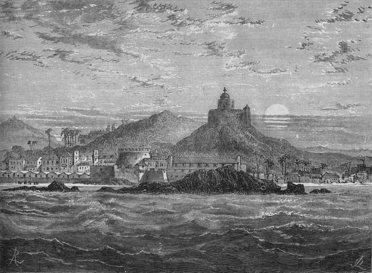 Cape Coast Castle, 1880 alkotó: Unbekannt