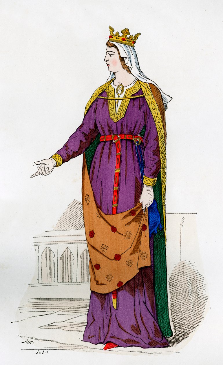 Capetian királyné, 1360 1882-1884 alkotó: Unbekannt