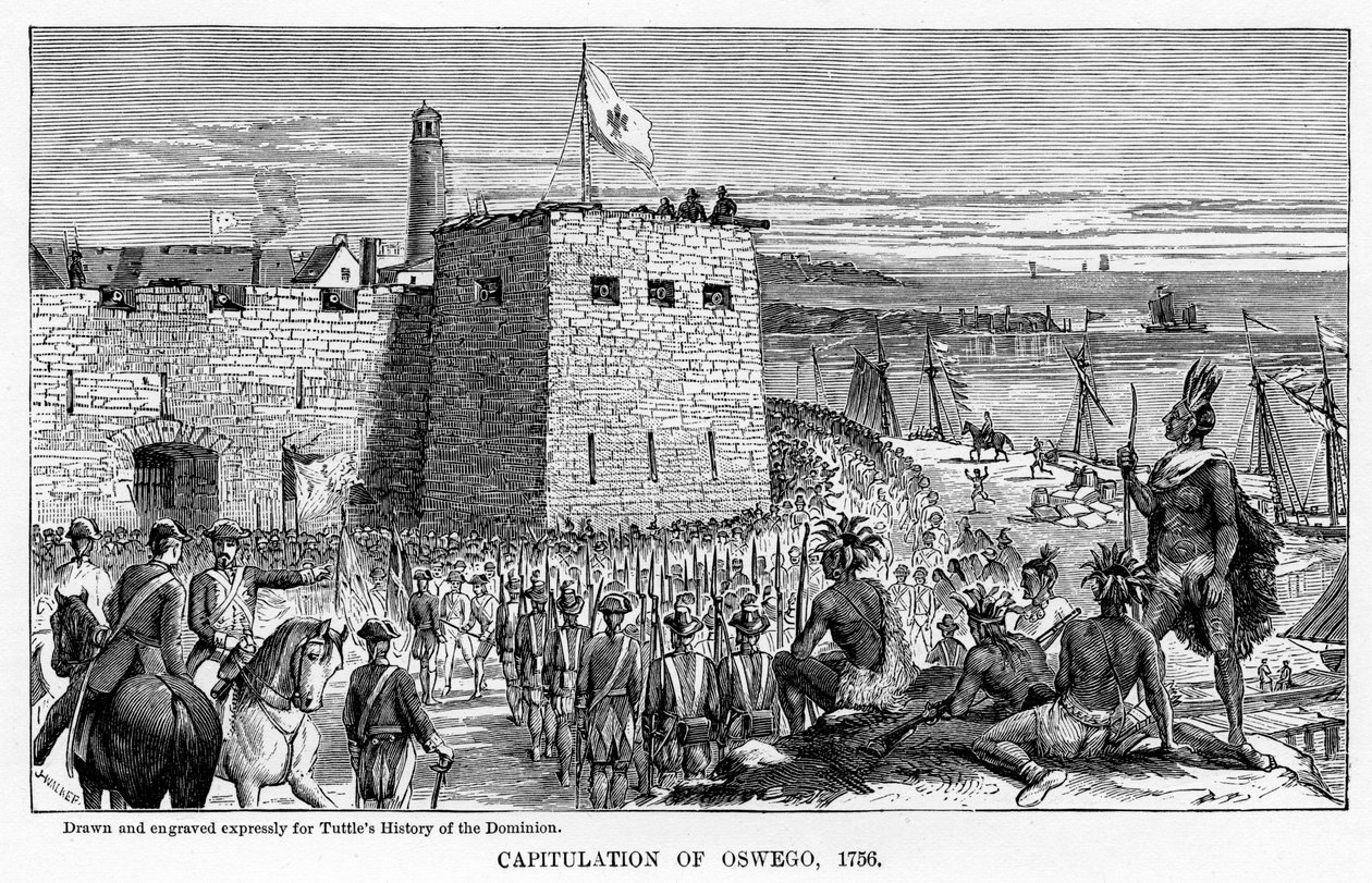 Oswego kapitulációja, 1756, 1877 alkotó: Unbekannt