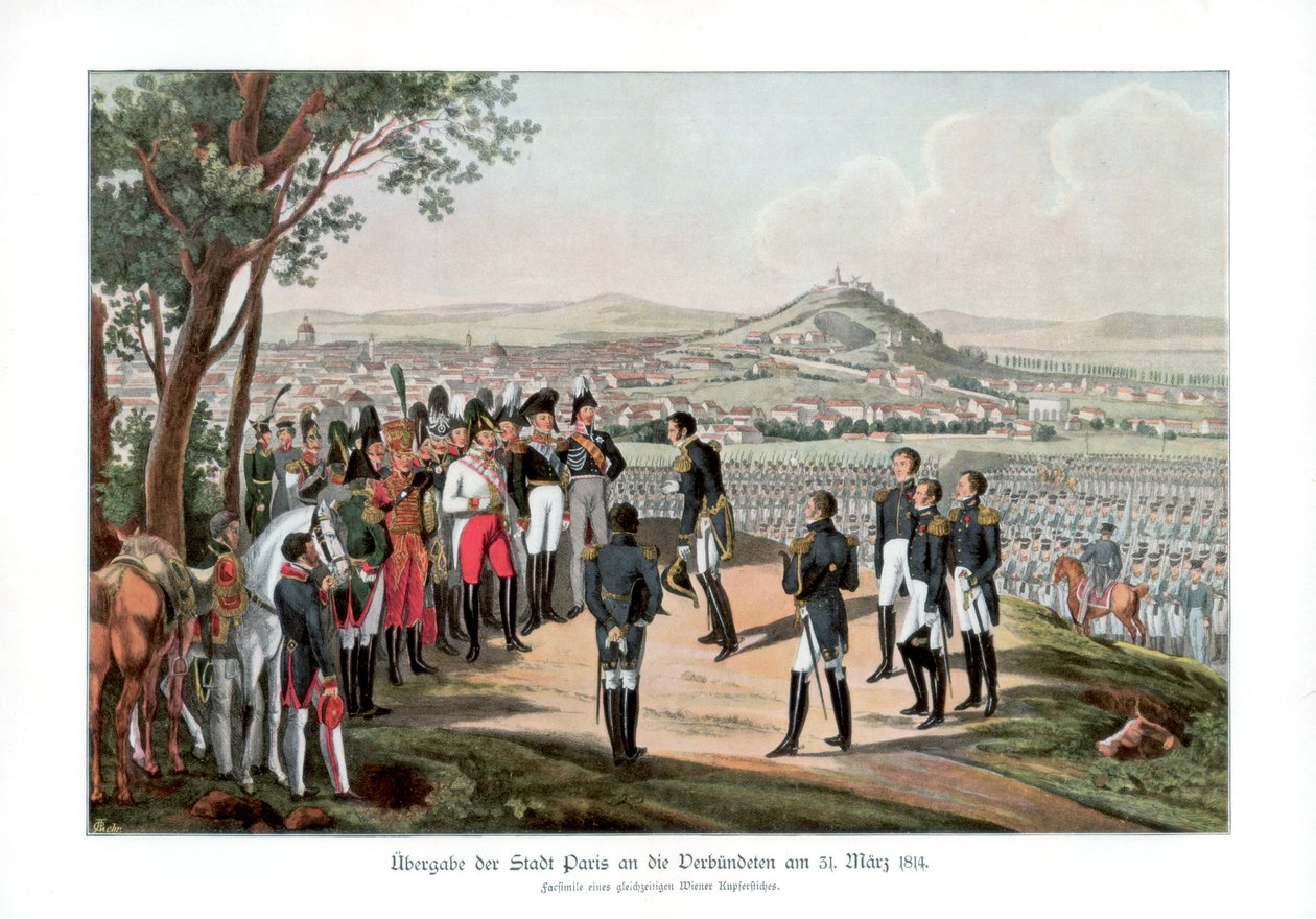 Párizs kapitulációja, 1814. március 31., 1900 alkotó: Unbekannt