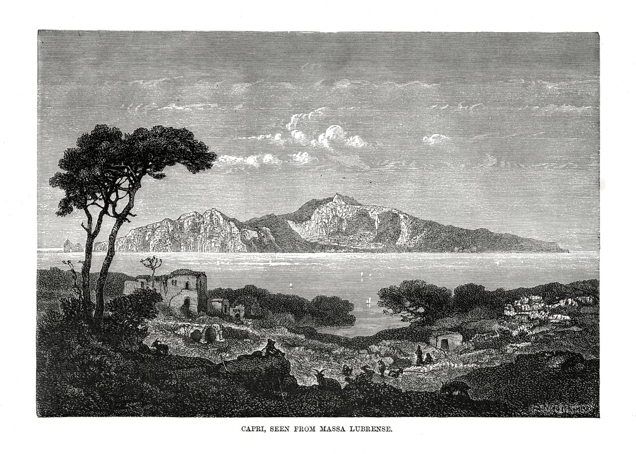 Capri Massa Lubrense-ből, Olaszországból, 1879 alkotó: Unbekannt