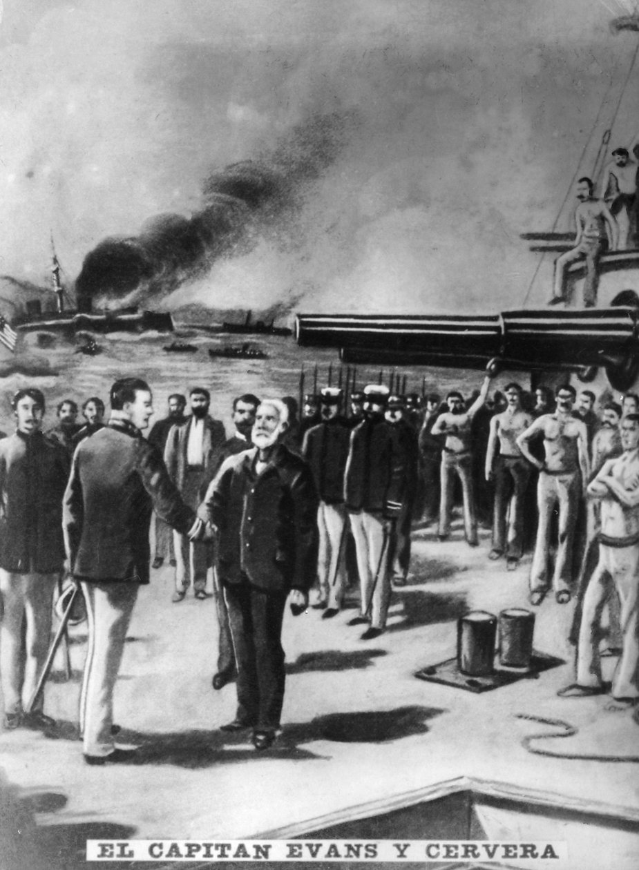 Evans kapitány és Cervera, 1898, 1920-as évek alkotó: Unbekannt