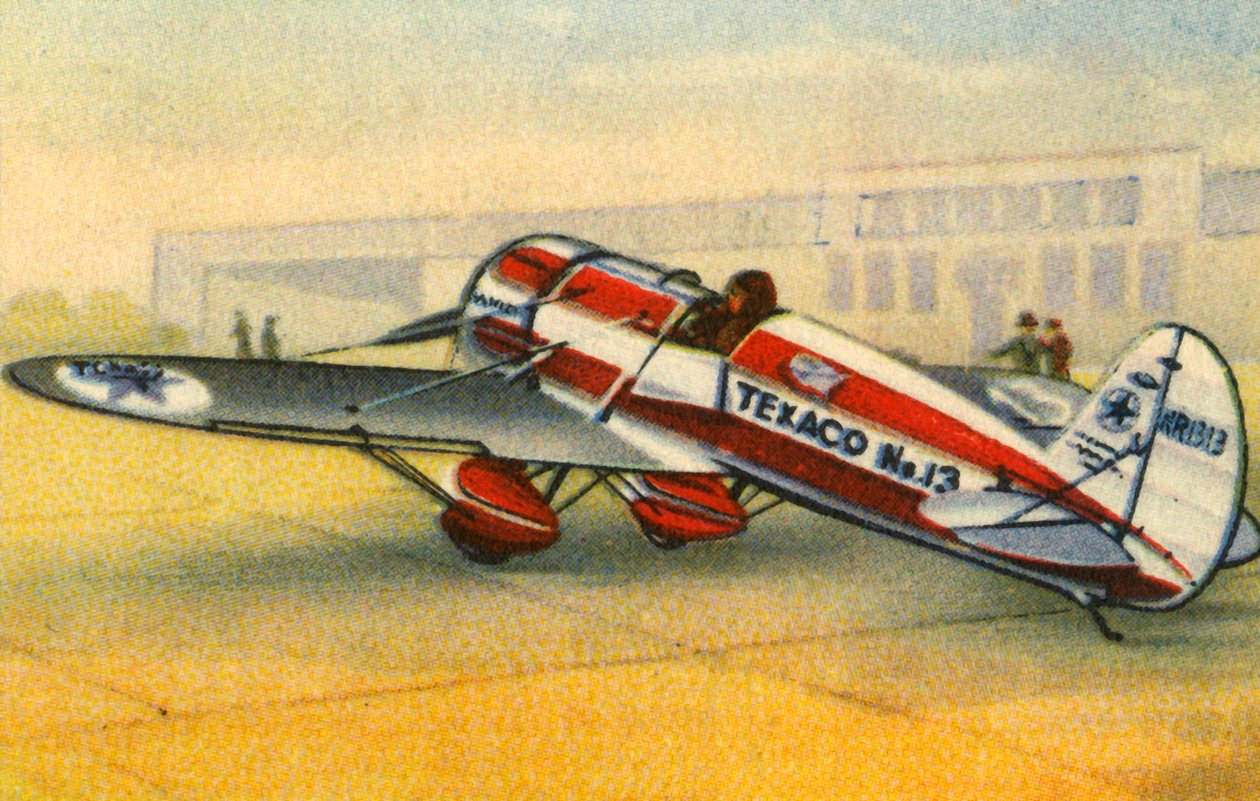 Frank Hawks kapitány Travel Air Type R rejtélyes hajó, 1932. alkotó: Unbekannt