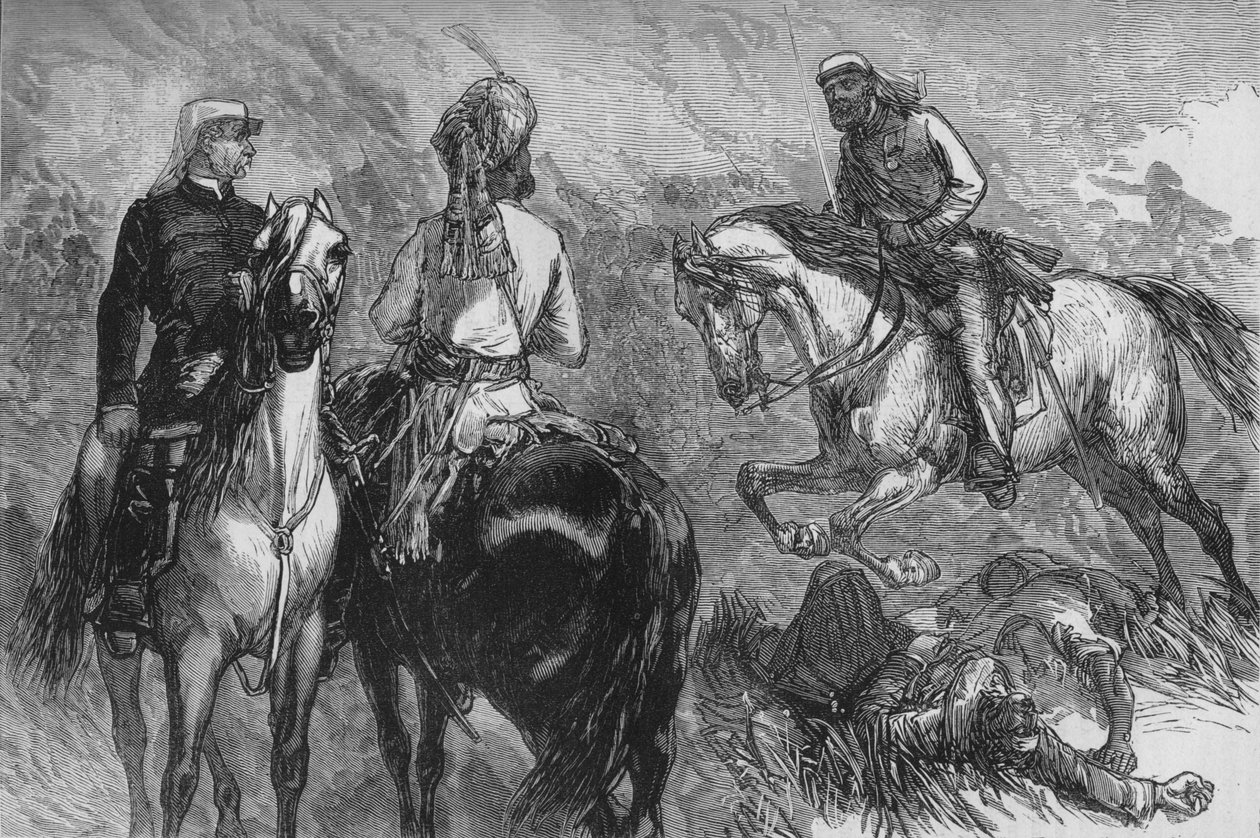 Hope Johnstone kapitány hírt ad az elfogásról, c1880 alkotó: Unbekannt
