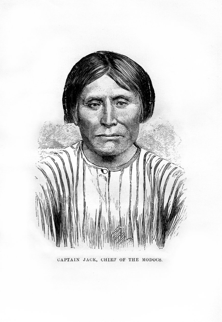 Jack kapitány, az indián Modoc törzs főnöke, 1872 alkotó: Unbekannt