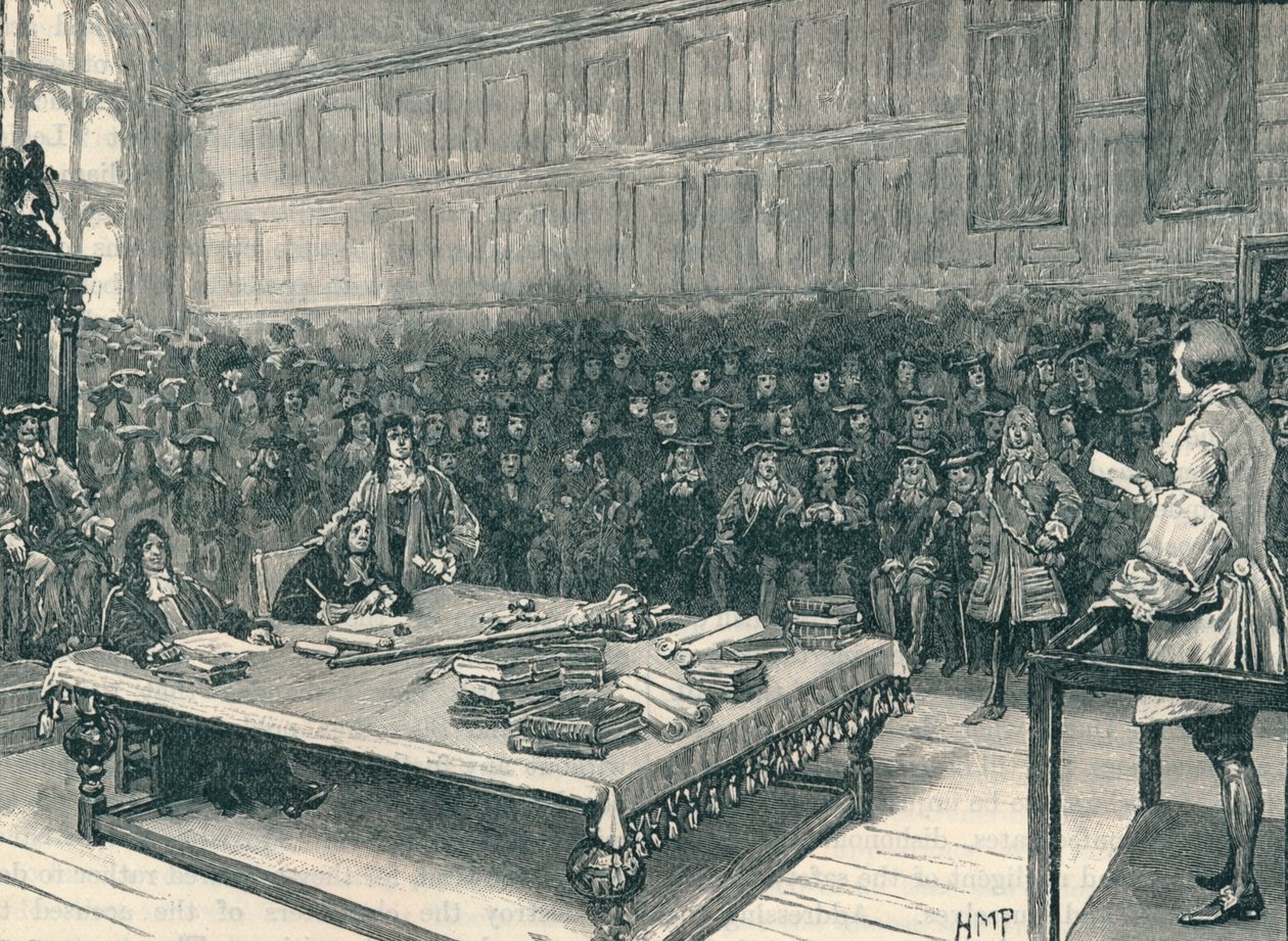 Kidd kapitány az alsóház kamarája előtt, 1700 1905 alkotó: Unbekannt