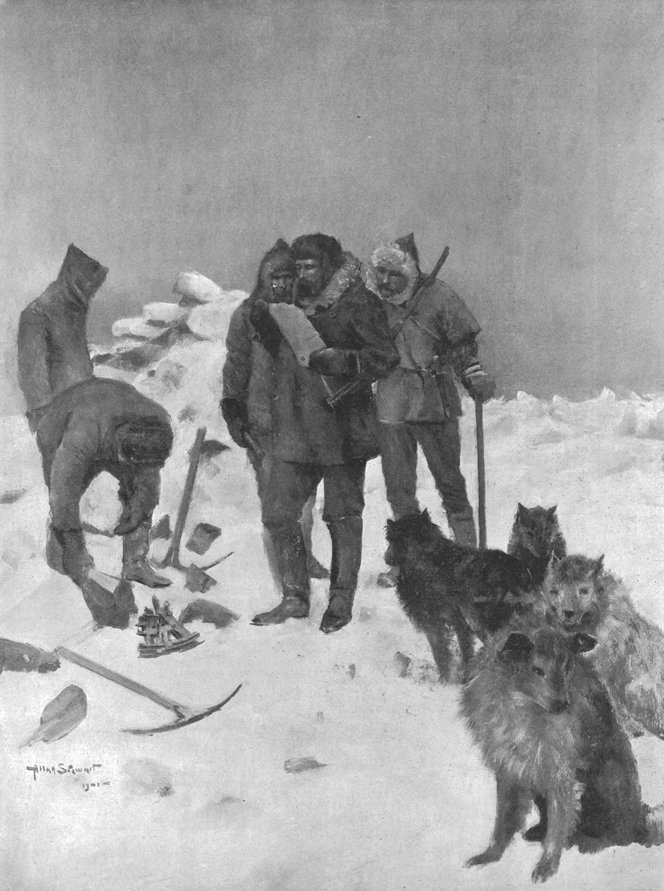 MacClintocks kapitány Franklin keresése, 1859: The Discovery of the...Relics..., 1901. alkotó: Unbekannt