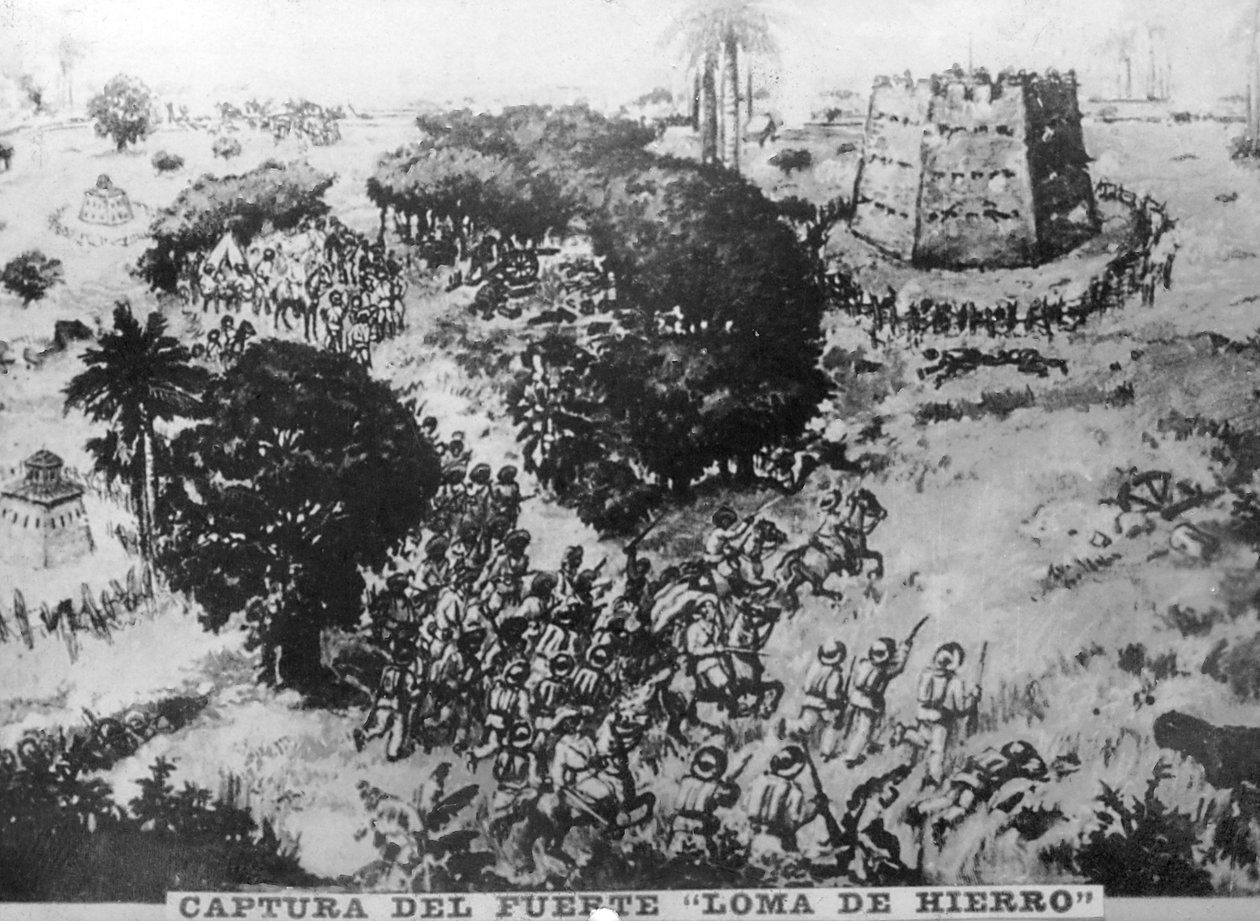 Fort de la Loma elfoglalása 1896-ban, 1910-ben alkotó: Unbekannt
