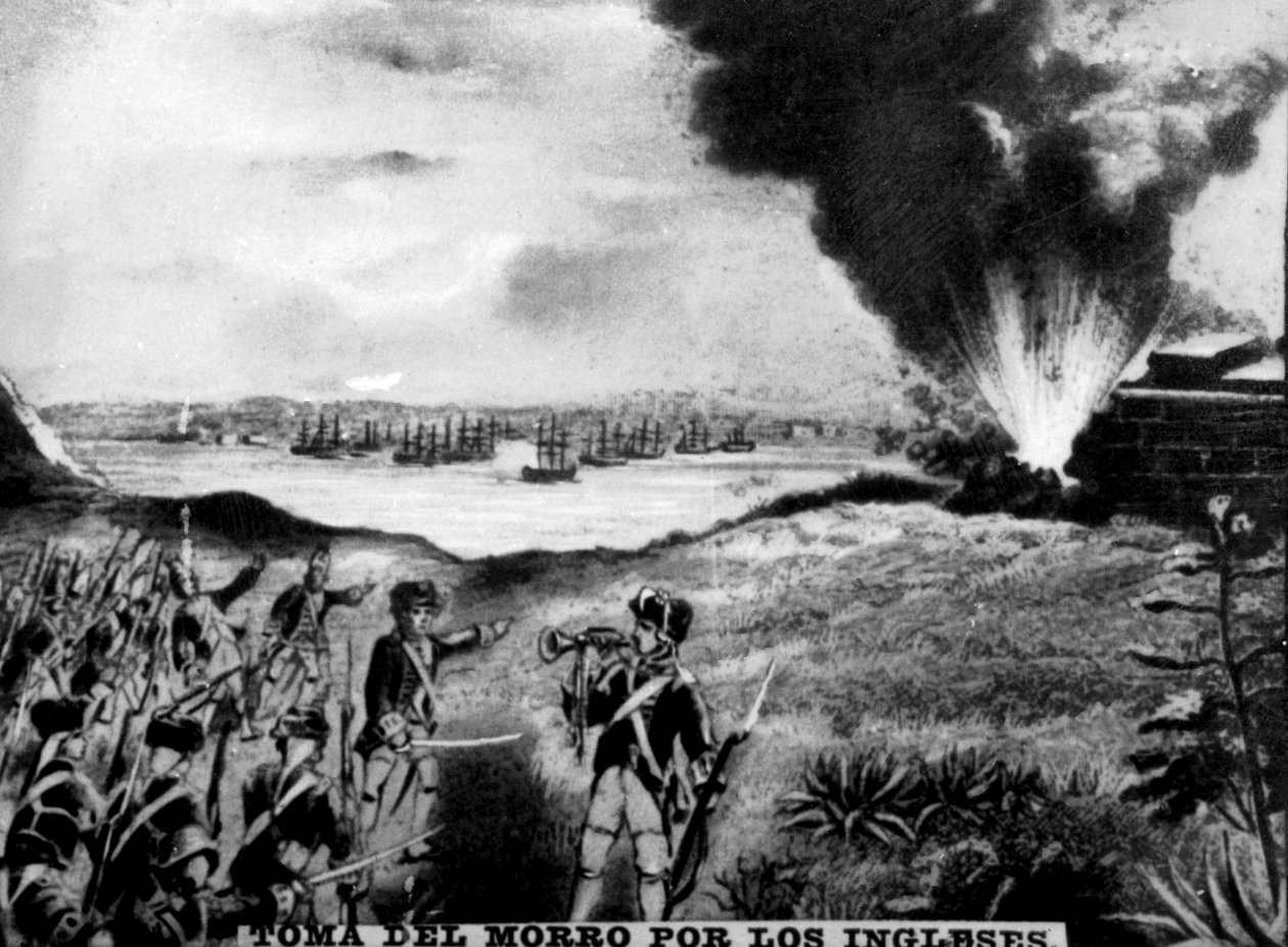 A Morro elfoglalása, 1763, 1920-as évek alkotó: Unbekannt