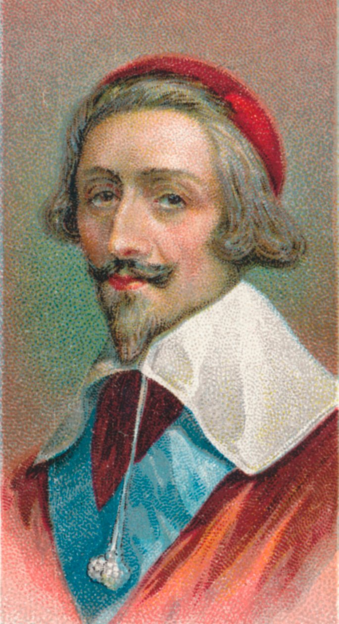 Richelieu bíboros 1585-1642, francia elöljáró és államférfi, 1924 alkotó: Unbekannt