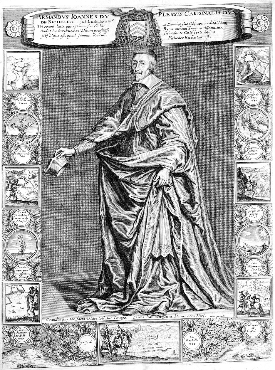 Richelieu bíboros, c1637, 18. század alkotó: Unbekannt