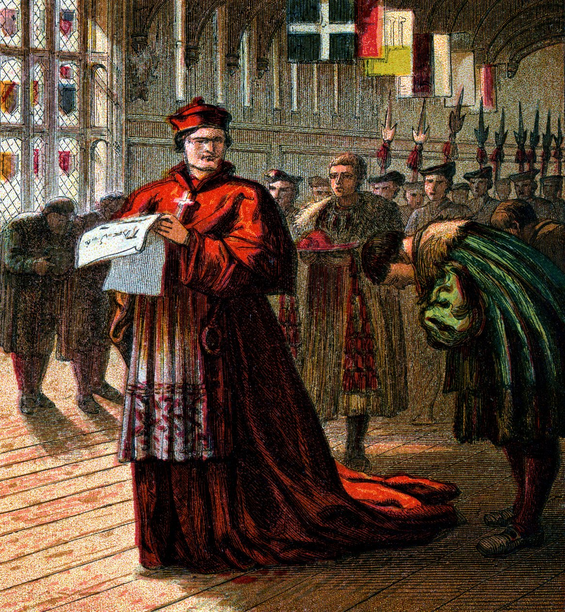Wolsey bíboros, 1850 alkotó: Unbekannt