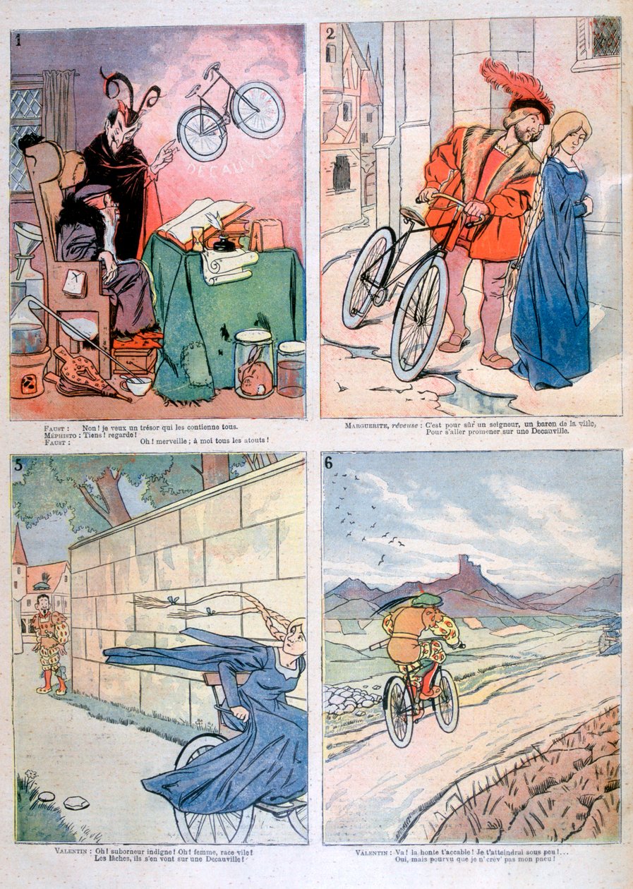 Karikatúrák a Faust legendájából, 1894 alkotó: Unbekannt