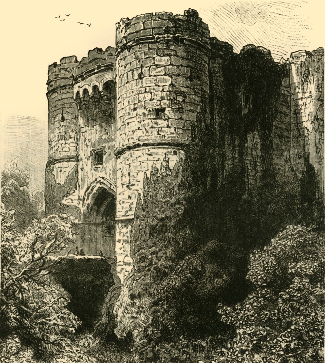 Carisbrooke kastély, 1898. alkotó: Unbekannt